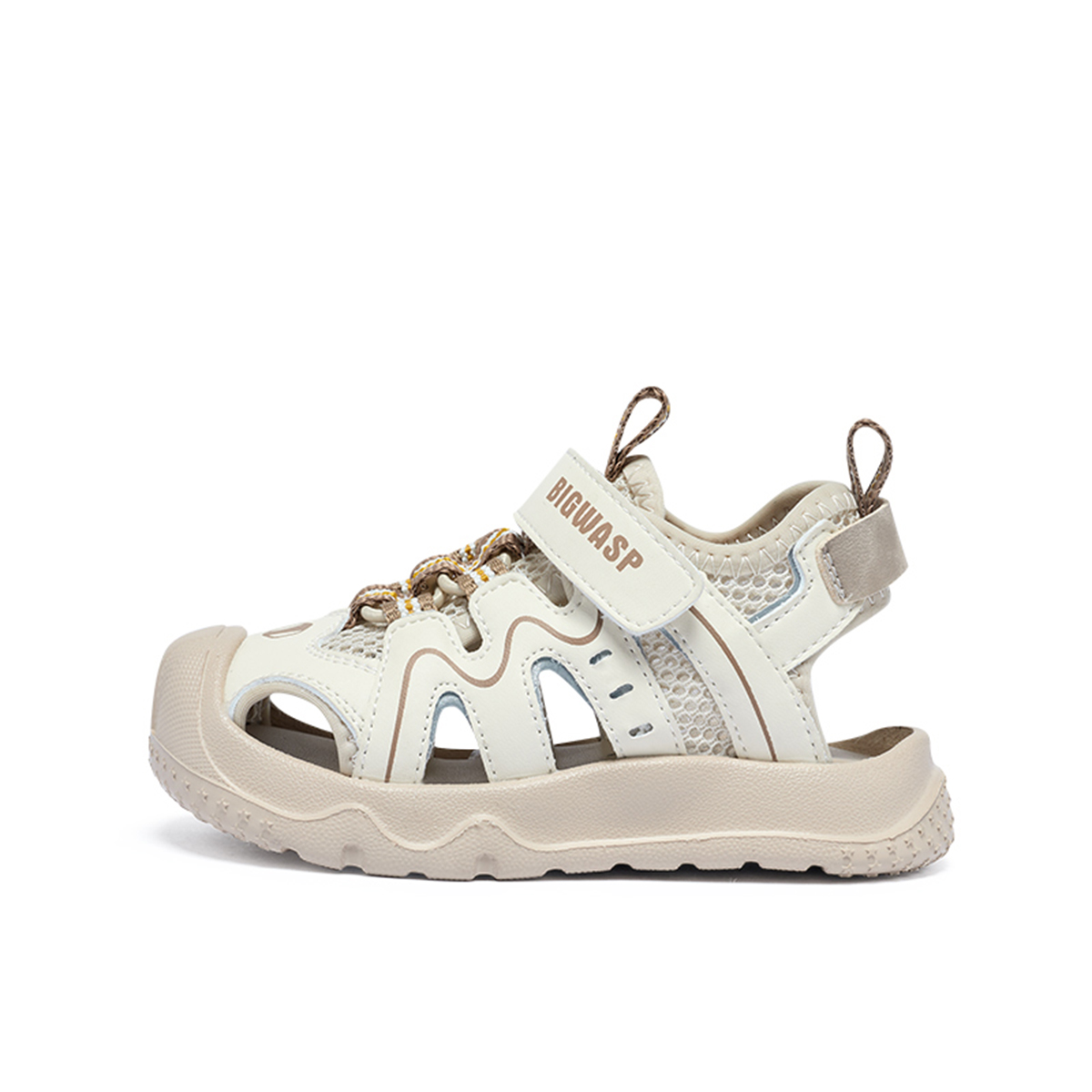 Противоскользящие и дышащие детские сандалии BIG WASP, бежевый
Противоскользящие и дышащие детские сандалии BIG WASP, бежевый