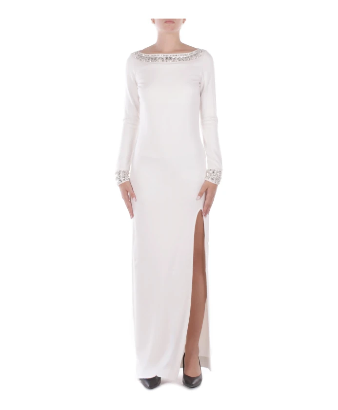 Блестящее платье с разрезом Blugirl, белый
Блестящее платье с разрезом Blugirl, белый