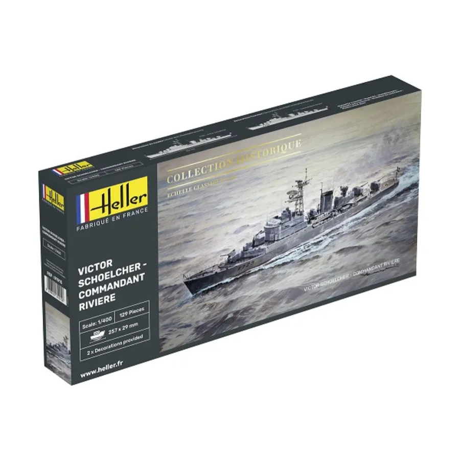 Виктор Шельчер, комендант Ривьера, Historical Model Kits (1:400) (Heller Models)
Виктор Шельчер, комендант Ривьера, Historical Model Kits (1:400) (Heller Models)