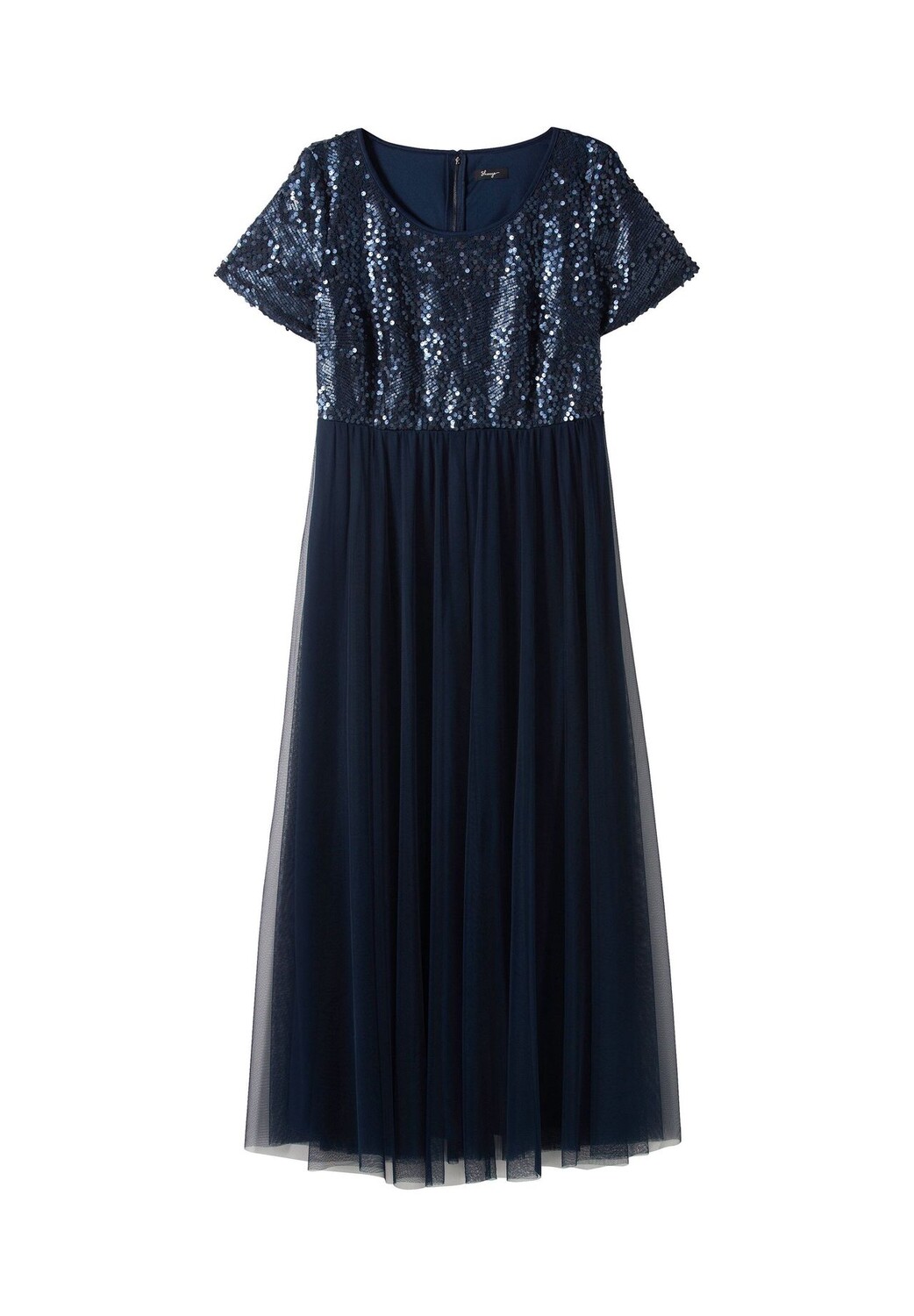 Платье макси А-силуэта с пайетками sheego, цвет Marine
Платье макси А-силуэта с пайетками sheego, цвет Marine