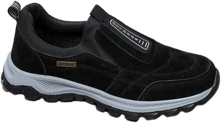 Мужские кроссовки с плоской подошвой - повседневный плетеный верх и комфортная удобная конструкция для улицы Hoalox, черный
Мужские кроссовки с плоской подошвой - повседневный плетеный верх и комфортная удобная конструкция для улицы Hoalox, черный