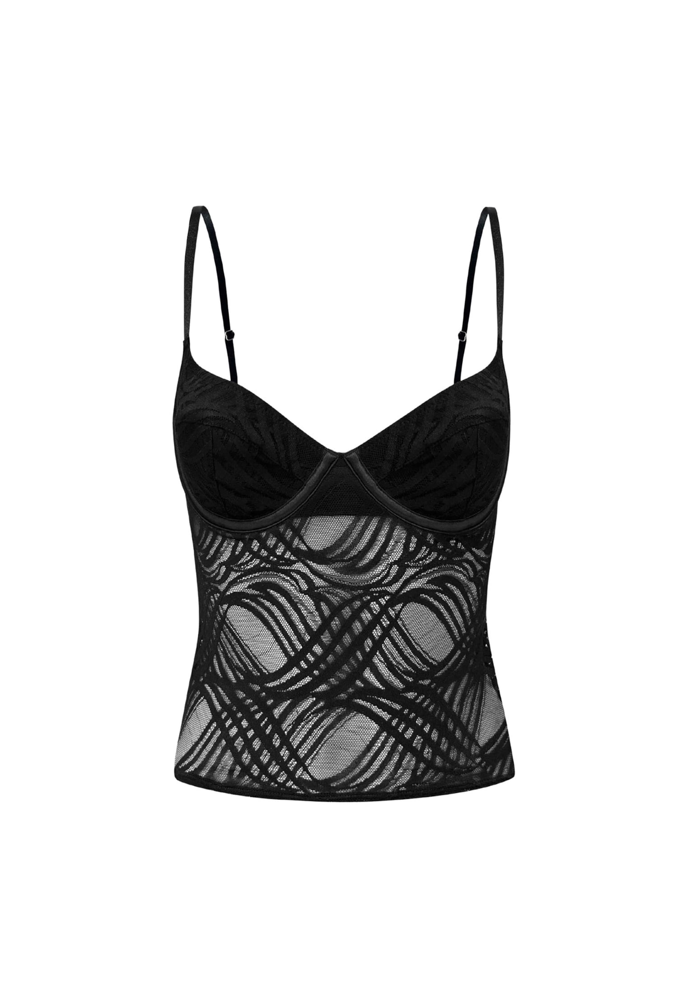 OW Collection Топ 'Kayla' в черном цвете
OW Collection Топ 'Kayla' в черном цвете