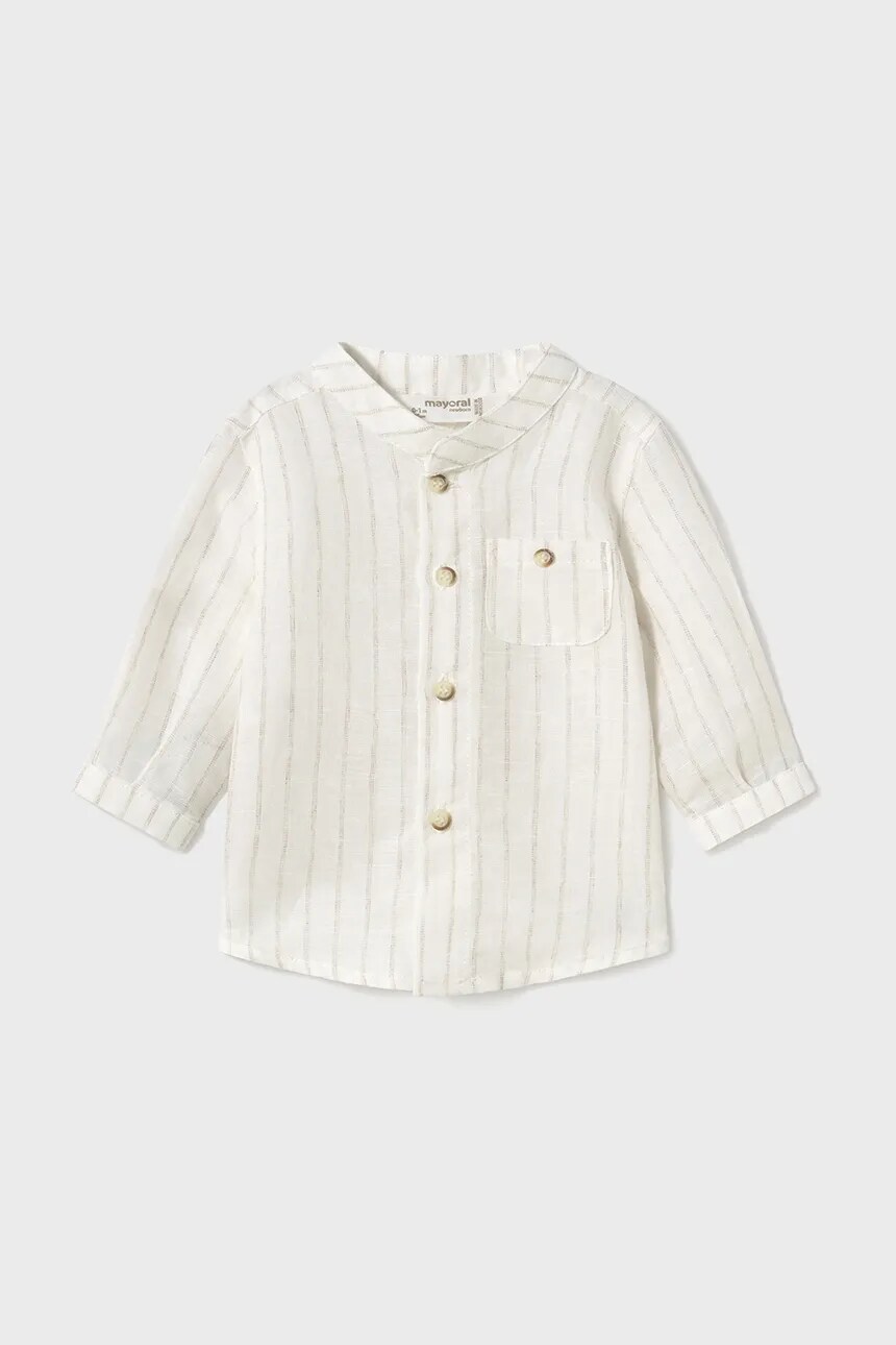 Рубашка для новорожденных из льняной смеси для младенцев Mayoral Newborn, бежевый
Рубашка для новорожденных из льняной смеси для младенцев Mayoral Newborn, бежевый