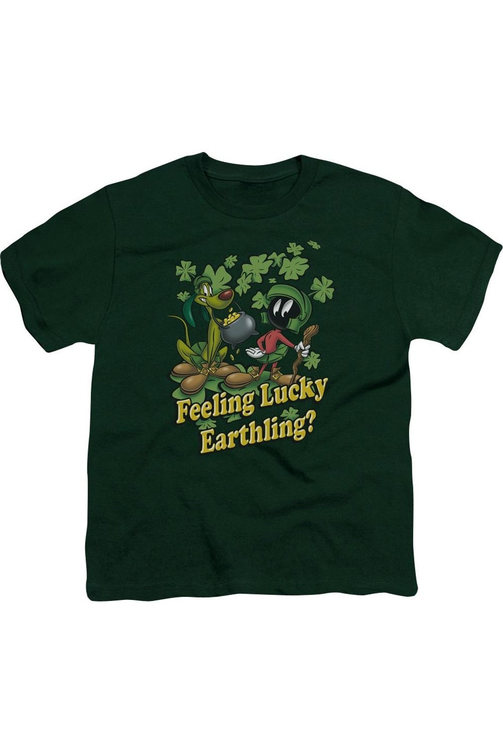 Футболка с коротким рукавом Looney Tunes Feeling Lucky для детей Gildan, зеленый
Футболка с коротким рукавом Looney Tunes Feeling Lucky для детей Gildan, зеленый