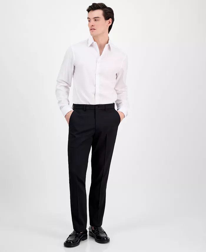 Мужские классические брюки Modern-Fit однотонные DKNY, черный
Мужские классические брюки Modern-Fit однотонные DKNY, черный