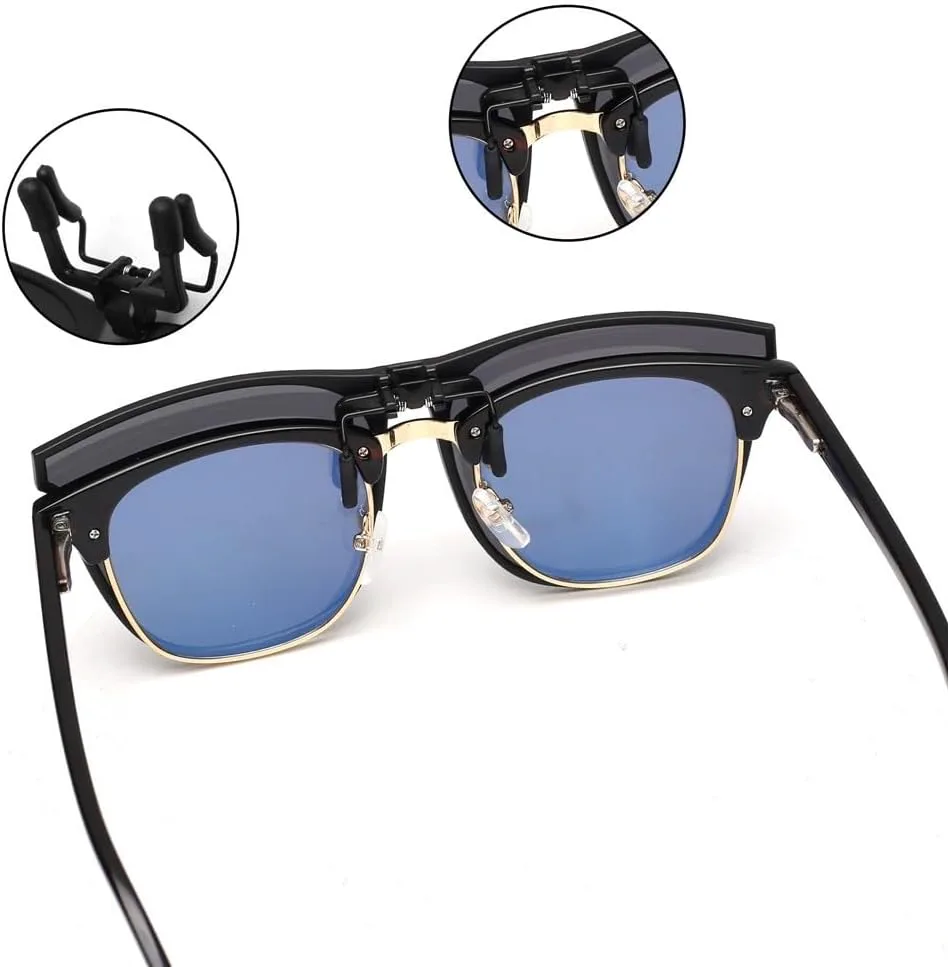 Большие поляризованные солнцезащитные очки с клипсой, модные квадратные, для женщин и мужчин, большие откидные солнцезащитные очки UV400 WNCKSQ, C4 Blue Mirror
Большие поляризованные солнцезащитные очки с клипсой, модные квадратные, для женщин и мужчин, большие откидные солнцезащитные очки UV400 WNCKSQ, C4 Blue Mirror