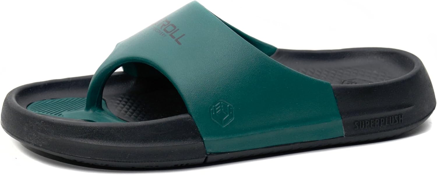 Мужские спортивные шлепанцы для восстановления ROLL Recovery, Помогают снять давление на ахиллово сухожилие и при подошвенном фасците SUPERPLUSH, зеленый
Мужские спортивные шлепанцы для восстановления ROLL Recovery, Помогают снять давление на ахиллово сухожилие и при подошвенном фасците SUPERPLUSH, зеленый