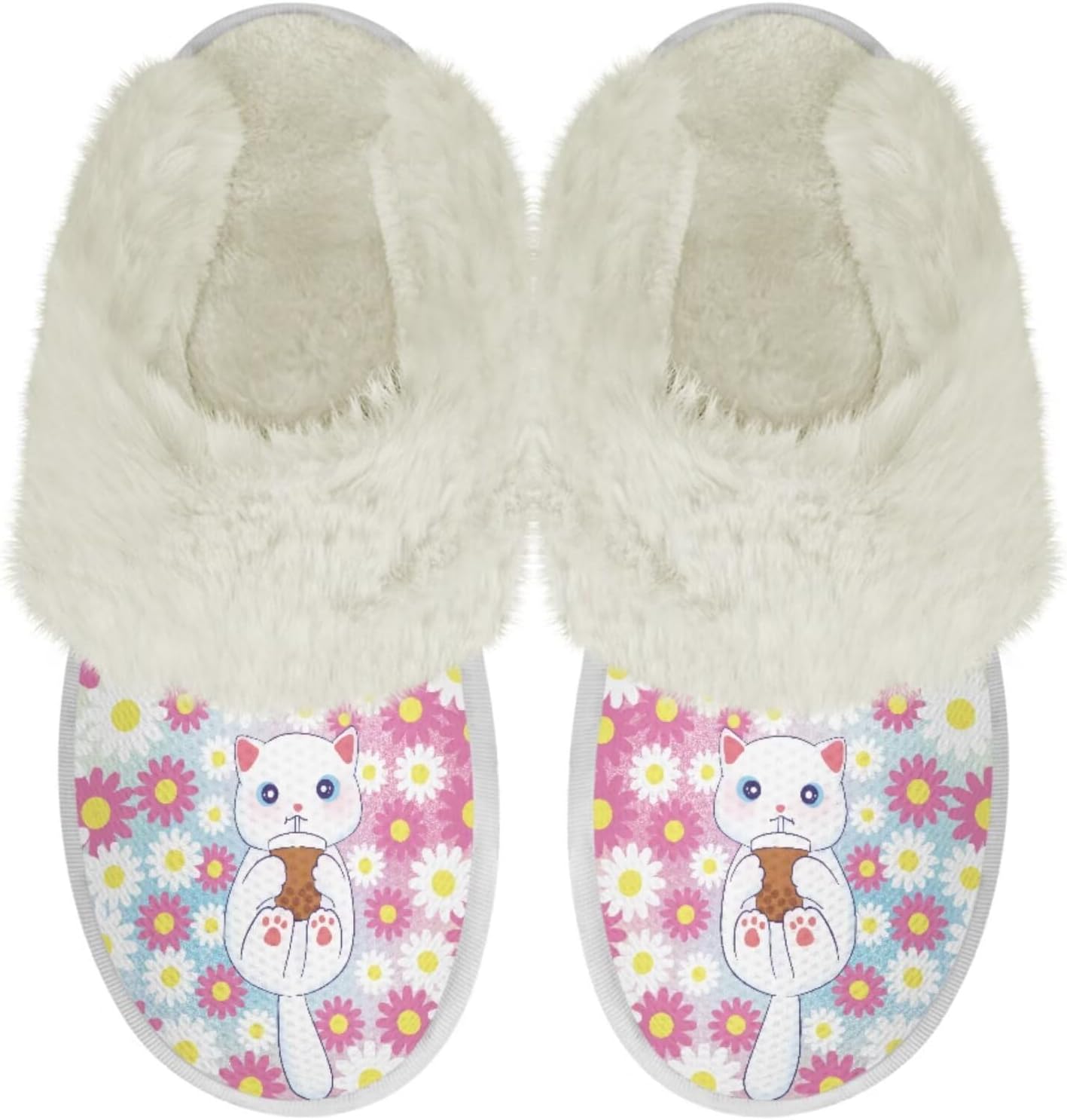 Тапочки для дома Binienty для женщин и мужчин, мягкие плюшевые, для утепления дома, белый
Тапочки для дома Binienty для женщин и мужчин, мягкие плюшевые, для утепления дома, белый