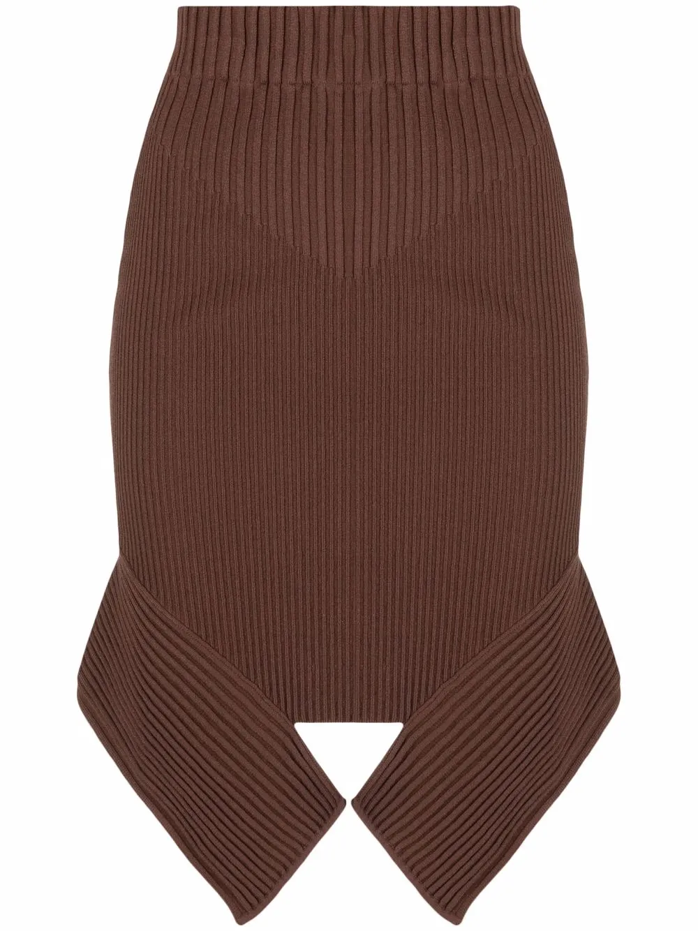 Юбка асимметричного кроя ANDREĀDAMO, коричневый
Юбка асимметричного кроя ANDREĀDAMO, коричневый