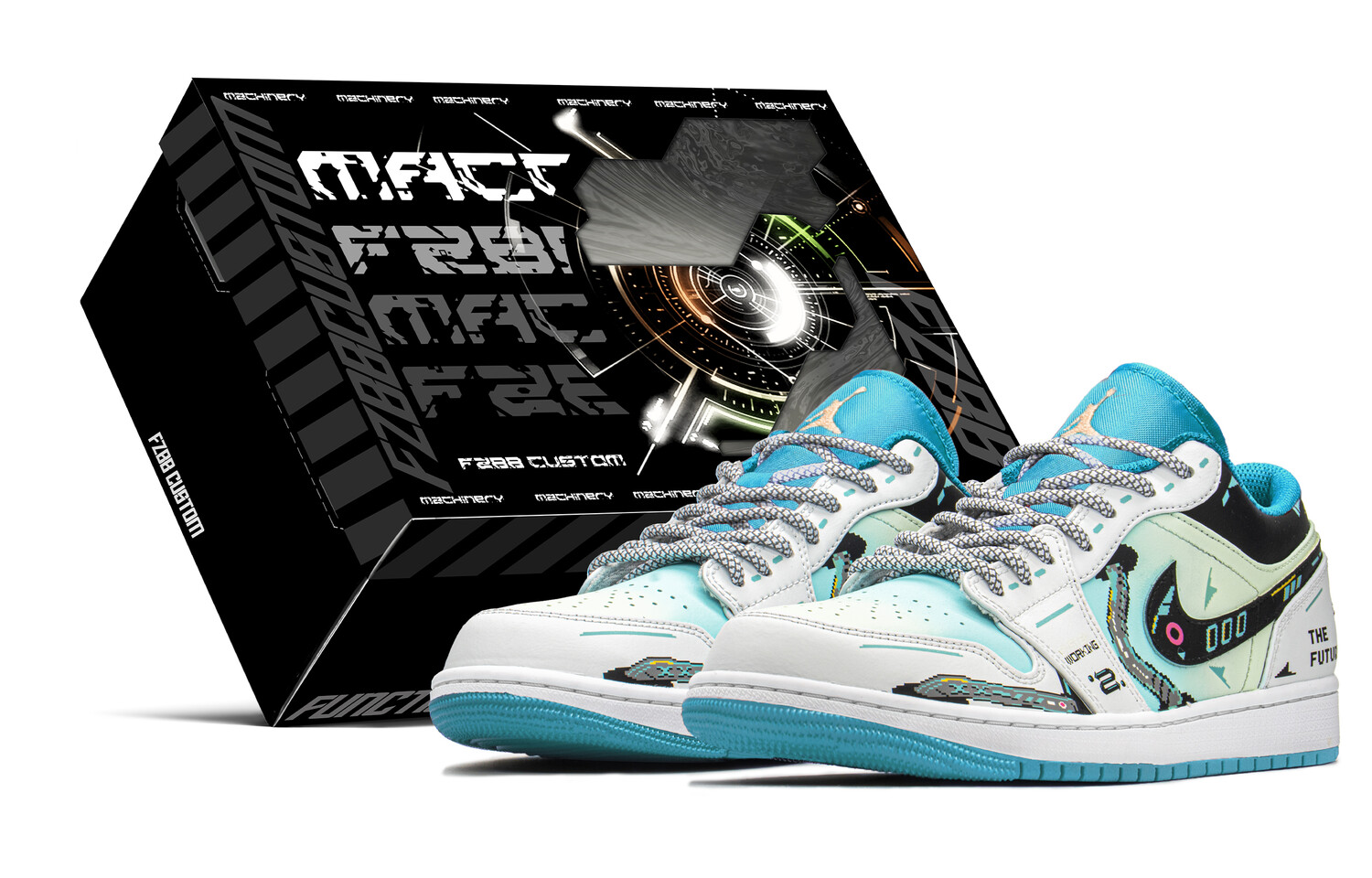 Кроссовки Vintage Jordan Air Jordan 1, белый/голубой
Кроссовки Vintage Jordan Air Jordan 1, белый/голубой