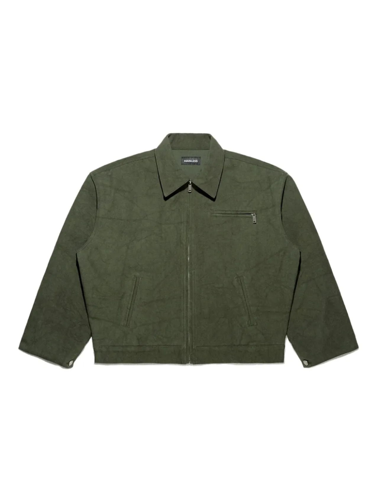 Куртка с застежкой-молнией и воротником Mainless, зеленый
Куртка с застежкой-молнией и воротником Mainless, зеленый