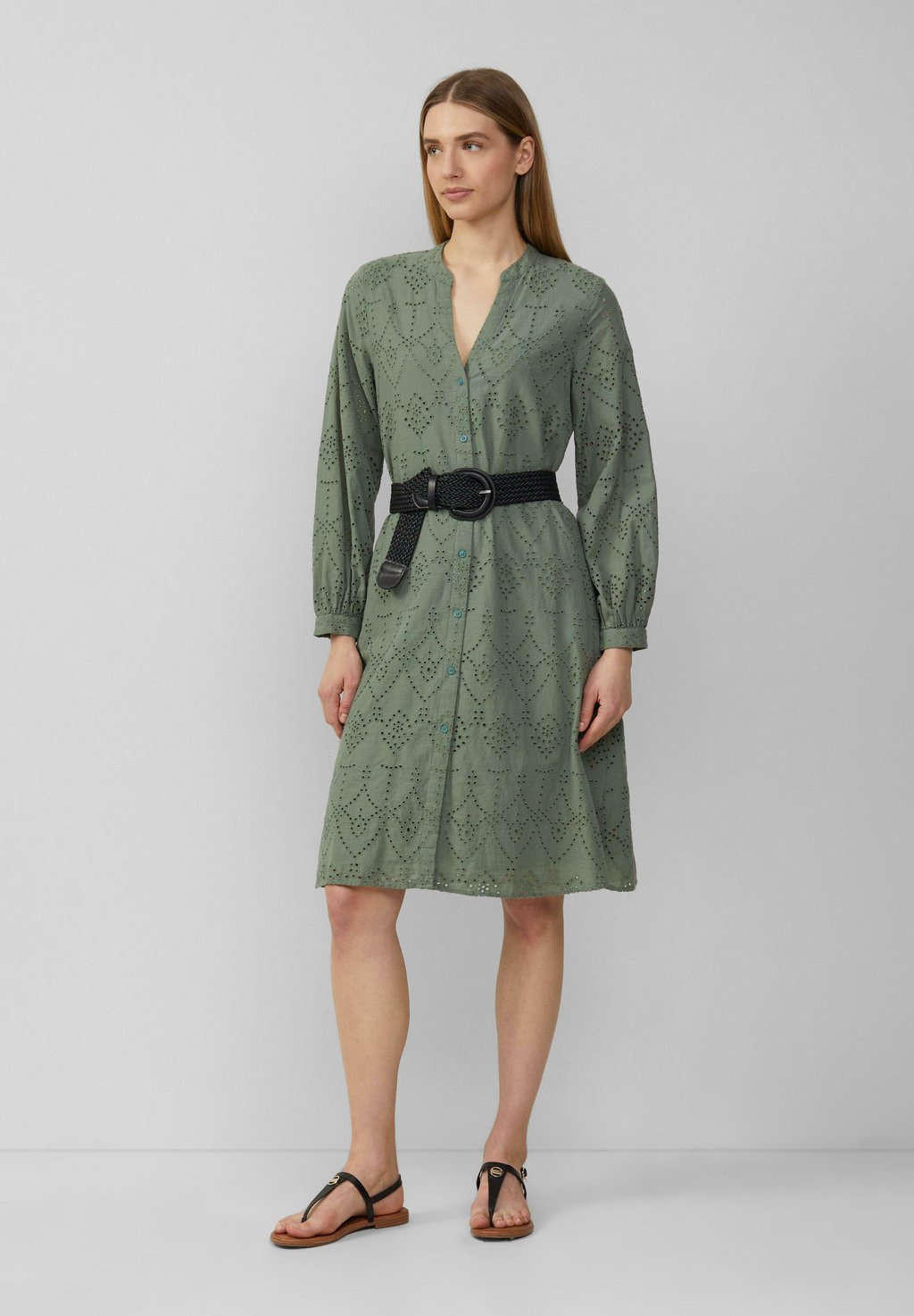 Плетеный пояс s.Oliver, черный 
Плетеный пояс s.Oliver, черный