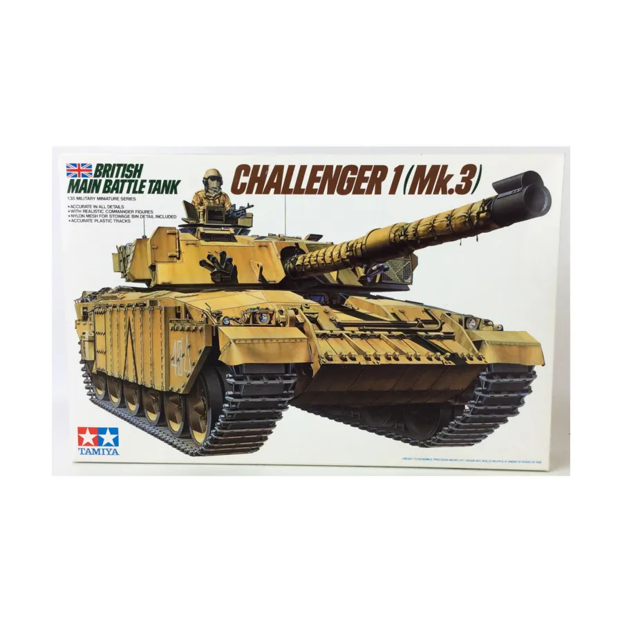Британский основной боевой танк — Challenger 1 (Mk.3), WWII Tank Models - 1/35 Scale
Британский основной боевой танк — Challenger 1 (Mk.3), WWII Tank Models - 1/35 Scale