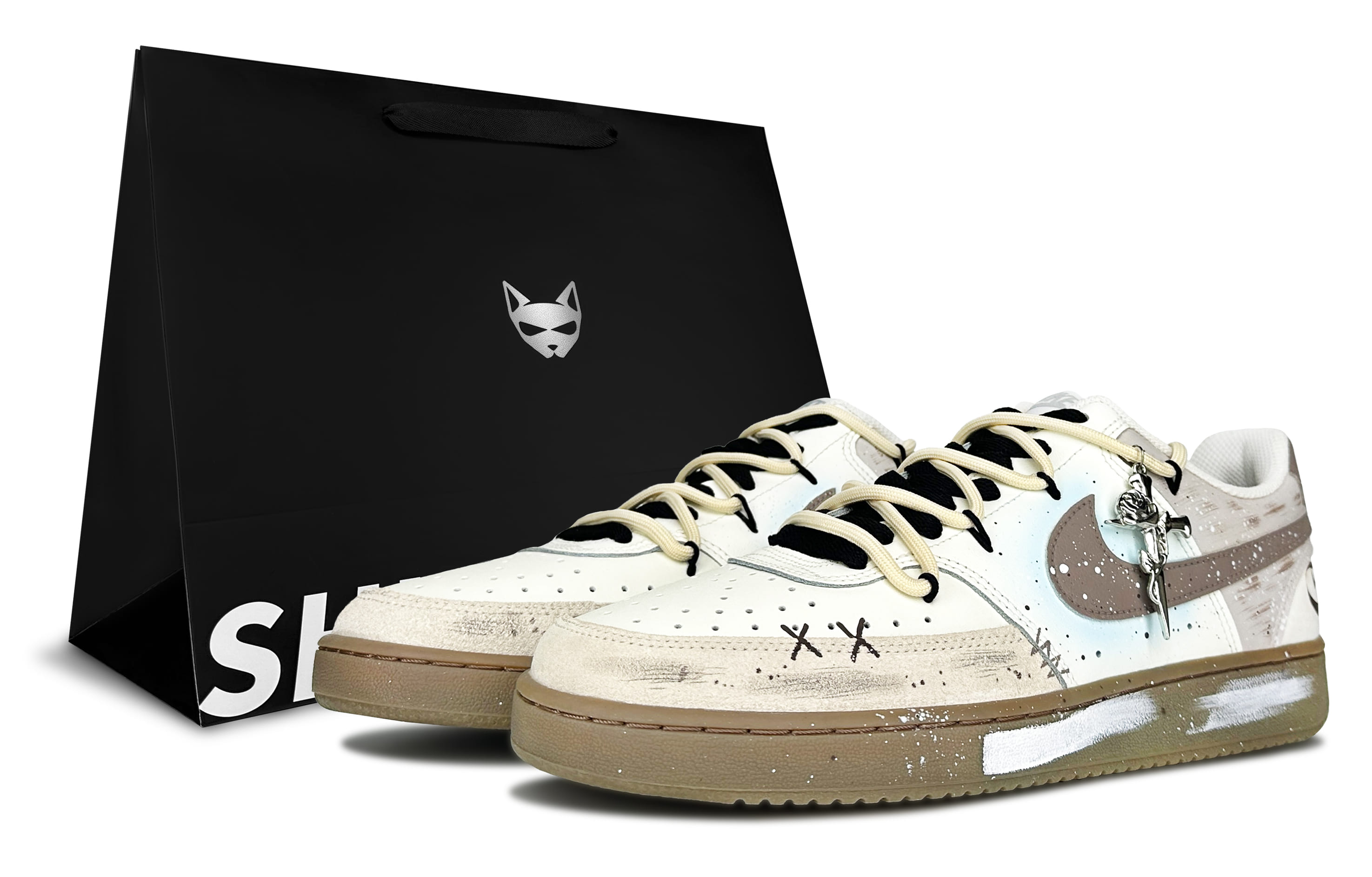 Nike Кроссовки Court Vision Unisex Low top White/Gray/Brown
Nike Кроссовки Court Vision Unisex Low top White/Gray/Brown