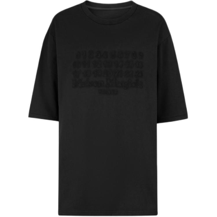 Футболка Cotton с вышивкой Numbers Maison Margiela, черный
Футболка Cotton с вышивкой Numbers Maison Margiela, черный