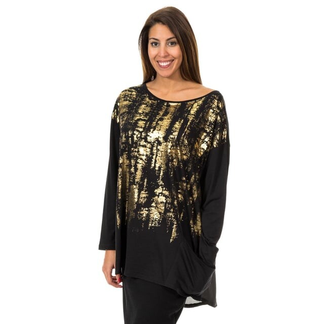 Женская футболка с длинным рукавом и вырезом «лодочка» 10dml0437 Met, черный
Женская футболка с длинным рукавом и вырезом «лодочка» 10dml0437 Met, черный