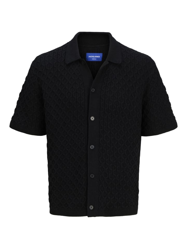 Рубашка-поло Jack & Jones, черный 
Рубашка-поло Jack & Jones, черный