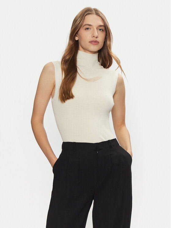 Свитер с высоким воротником обычного кроя Boss, экрю
Свитер с высоким воротником обычного кроя Boss, экрю