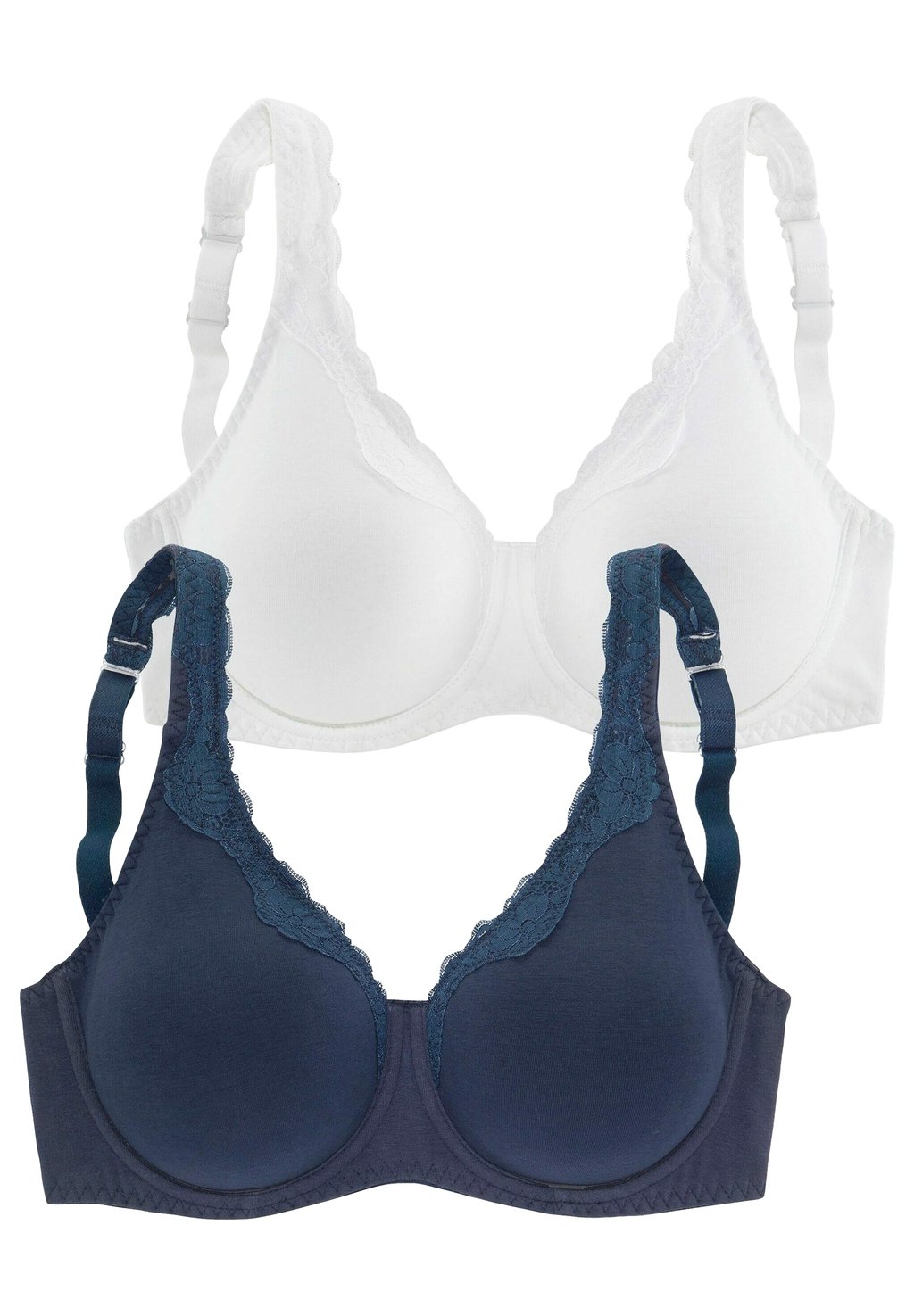 Бюстгальтер на косточках LASCANA, белый
Бюстгальтер на косточках LASCANA, белый