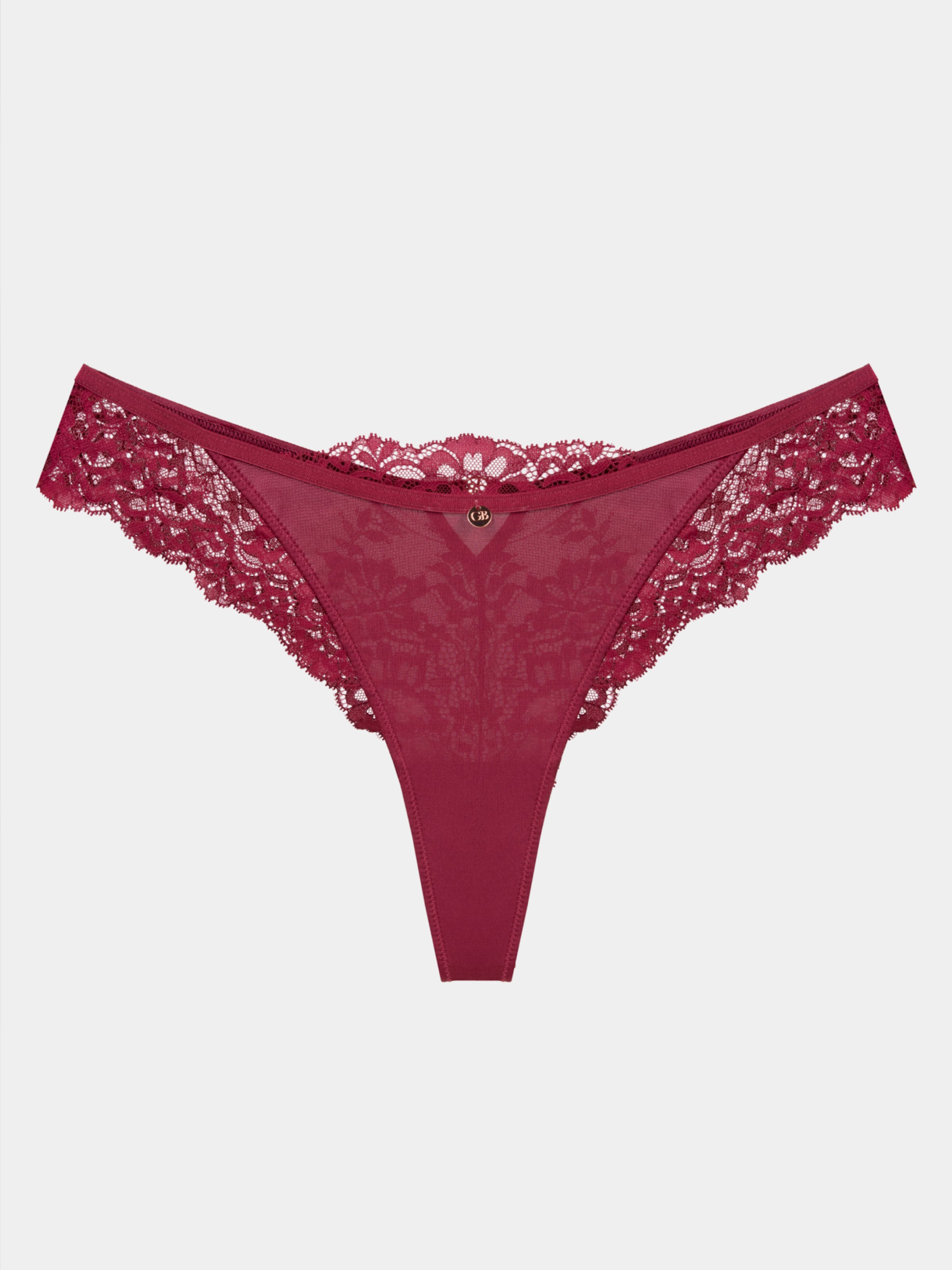 Gianna Bellucci Стринги 'Francesca' в цвете бургунди
Gianna Bellucci Стринги 'Francesca' в цвете бургунди