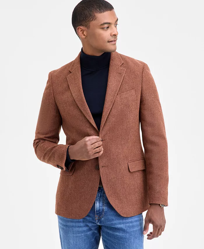 Мужской спортивный пиджак из твида в ёлочку, современный крой Nautica, красный
Мужской спортивный пиджак из твида в ёлочку, современный крой Nautica, красный