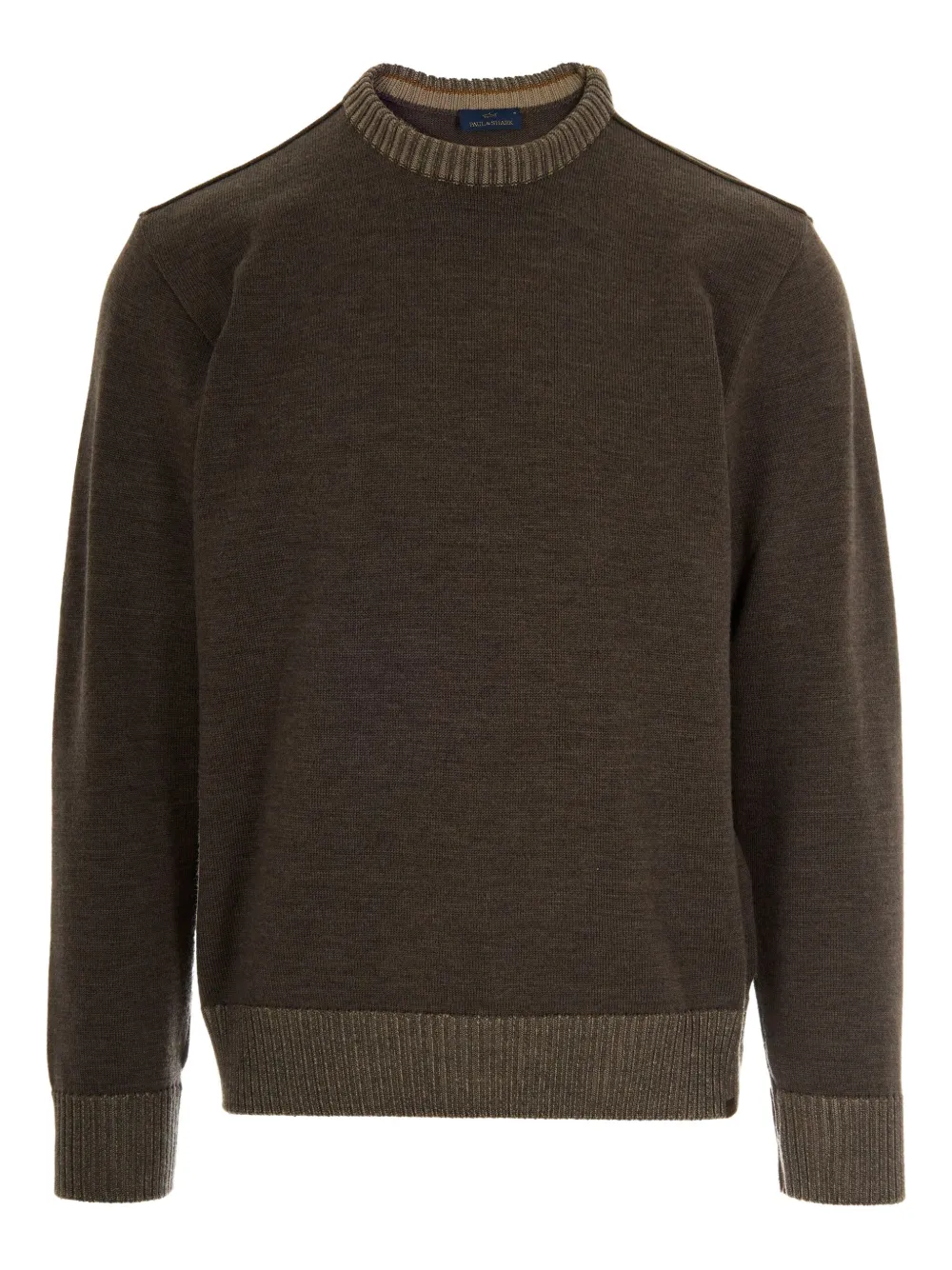 Шерстяной свитер с подолом в рубчик Paul & Shark, коричневый
Шерстяной свитер с подолом в рубчик Paul & Shark, коричневый