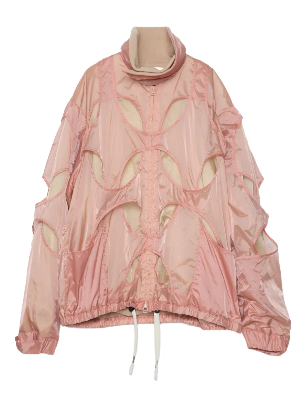 Куртка с высоким воротником и вырезами Yoshiokubo, розовый
Куртка с высоким воротником и вырезами Yoshiokubo, розовый