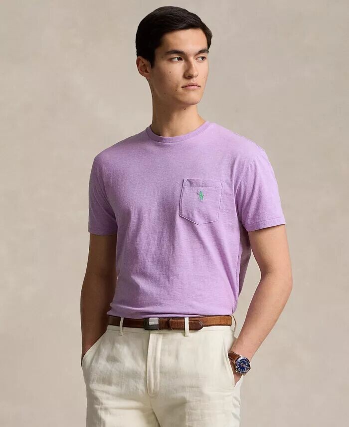 Мужская футболка классического кроя из джерси с карманами Polo Ralph Lauren, фиолетовый
Мужская футболка классического кроя из джерси с карманами Polo Ralph Lauren, фиолетовый