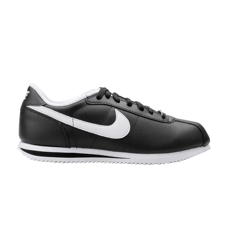 Кроссовки Nike Cortez Basic Leather 'Black White', черный
Кроссовки Nike Cortez Basic Leather 'Black White', черный