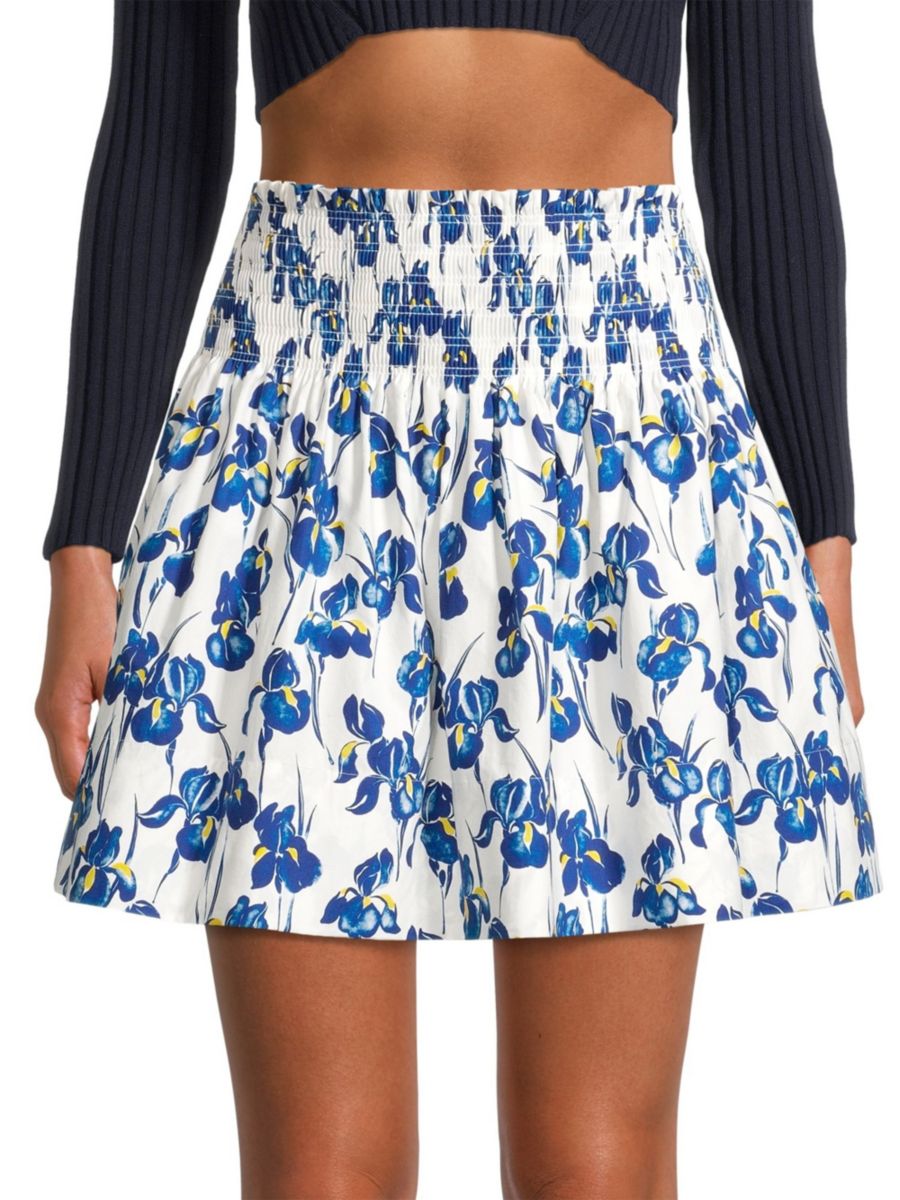 Мини-юбка с цветочным принтом ирисов Jason Wu, цвет Chalk Multi
Мини-юбка с цветочным принтом ирисов Jason Wu, цвет Chalk Multi