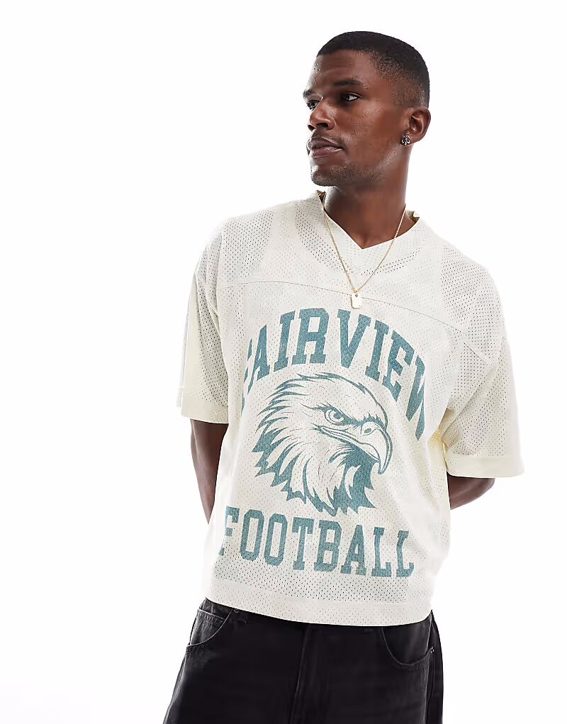 Спортивный топ Hollister baggy crop с американским мотивом бежевого цвета, многоцветный
Спортивный топ Hollister baggy crop с американским мотивом бежевого цвета, многоцветный