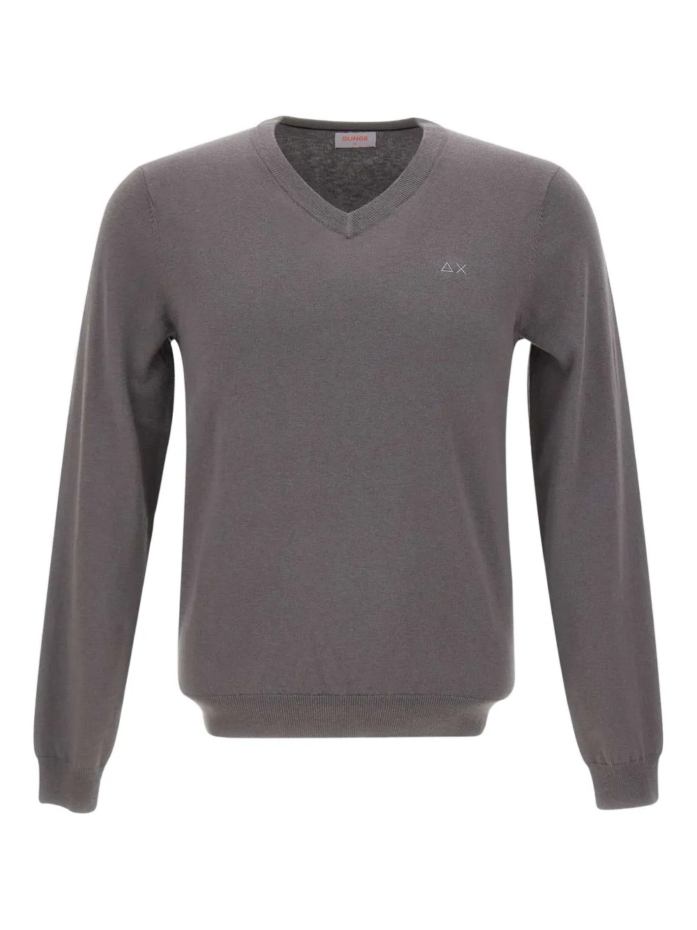 Свитер с V-образным вырезом и вышивкой Sun68, серый
Свитер с V-образным вырезом и вышивкой Sun68, серый