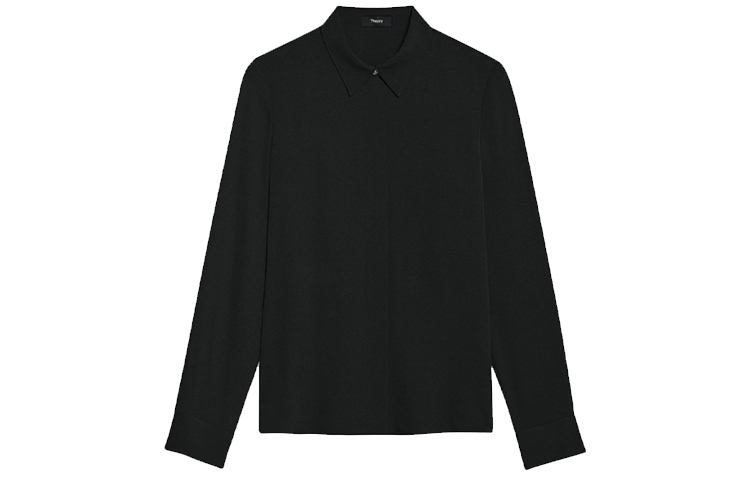 Приталенная блузка из жоржета THEORY, черный
Приталенная блузка из жоржета THEORY, черный
