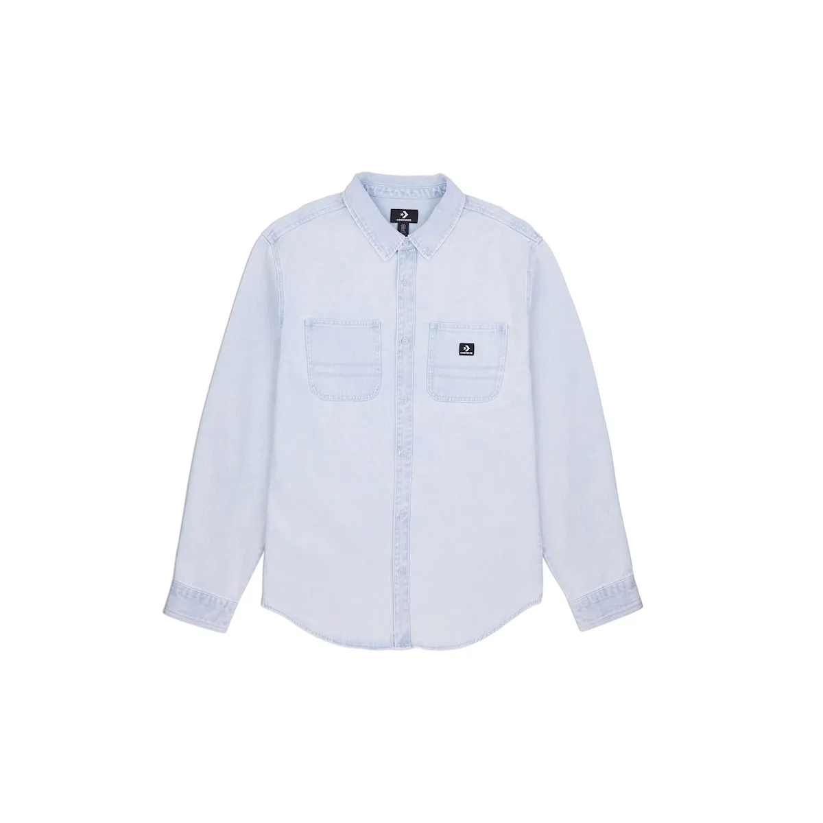 Джинсовая рубашка на пуговицах Converse, светло-голубой
Джинсовая рубашка на пуговицах Converse, светло-голубой