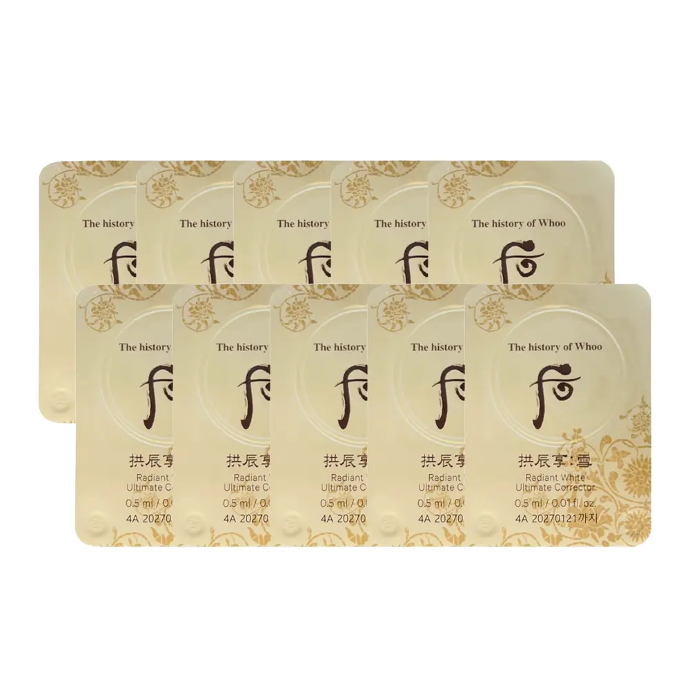 The History Of Whoo Образец восстанавливающего крема Bright White для осветления и увлажнения 0,5 мл*10
The History Of Whoo Образец восстанавливающего крема Bright White для осветления и увлажнения 0,5 мл*10