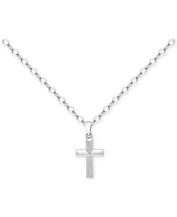 Ожерелье с подвеской-крестом из стерлингового серебра с 18-каратным золотым покрытием (также из стерлингового серебра), 16 дюймов + 2-дюймовый удлинитель, эксклюзивно в Macy's Giani Bernini, silver
Ожерелье с подвеской-крестом из стерлингового серебра с 18-каратным золотым покрытием (также из стерлингового серебра), 16 дюймов + 2-дюймовый удлинитель, эксклюзивно в Macy's Giani Bernini, silver