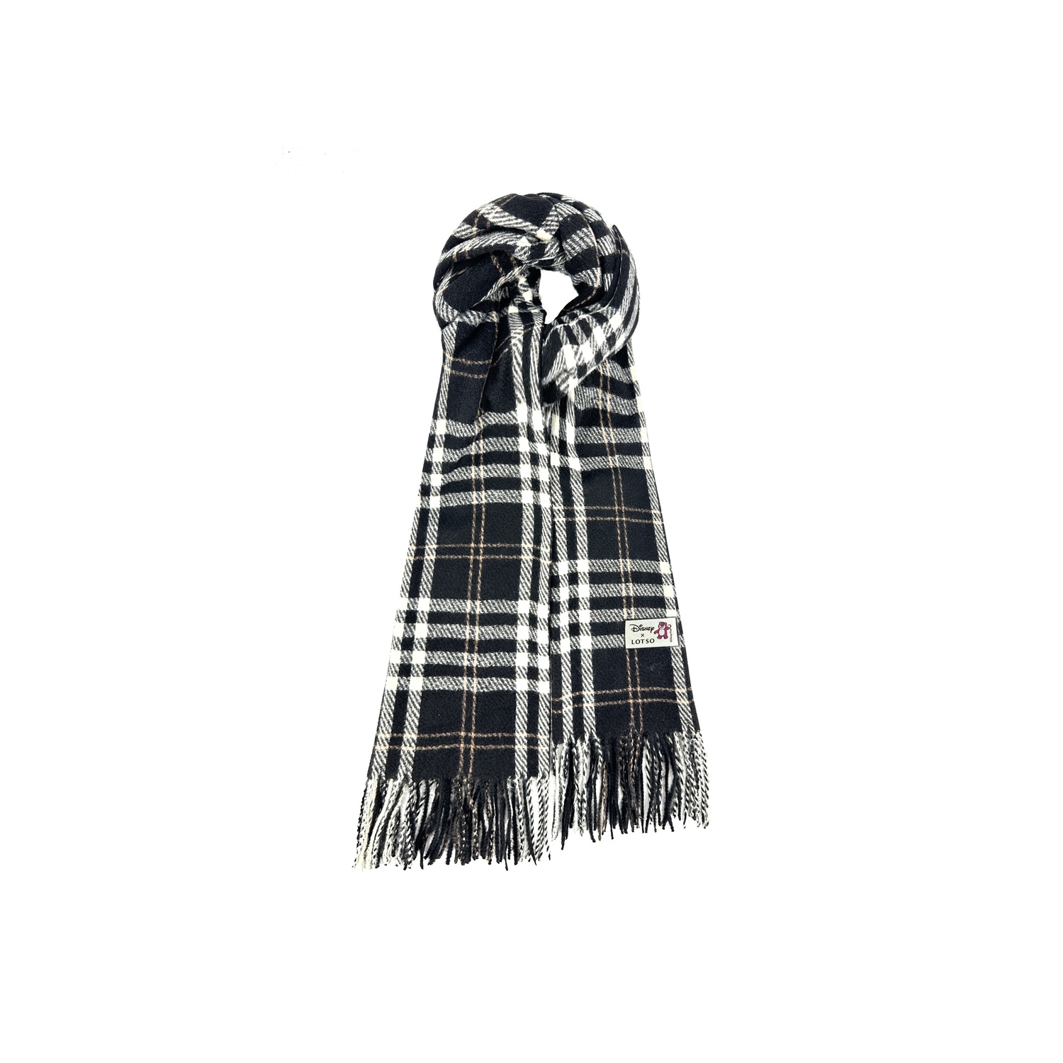 Disney Полиэстеровый вязаный шарф унисекс, Black Plaid
Disney Полиэстеровый вязаный шарф унисекс, Black Plaid