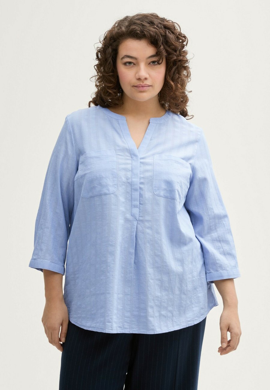 Блуза TOM TAILOR PLUS SIZE MIT BRUSTTASCHEN, Blue Chambray Design/Light Blue
Блуза TOM TAILOR PLUS SIZE MIT BRUSTTASCHEN, Blue Chambray Design/Light Blue