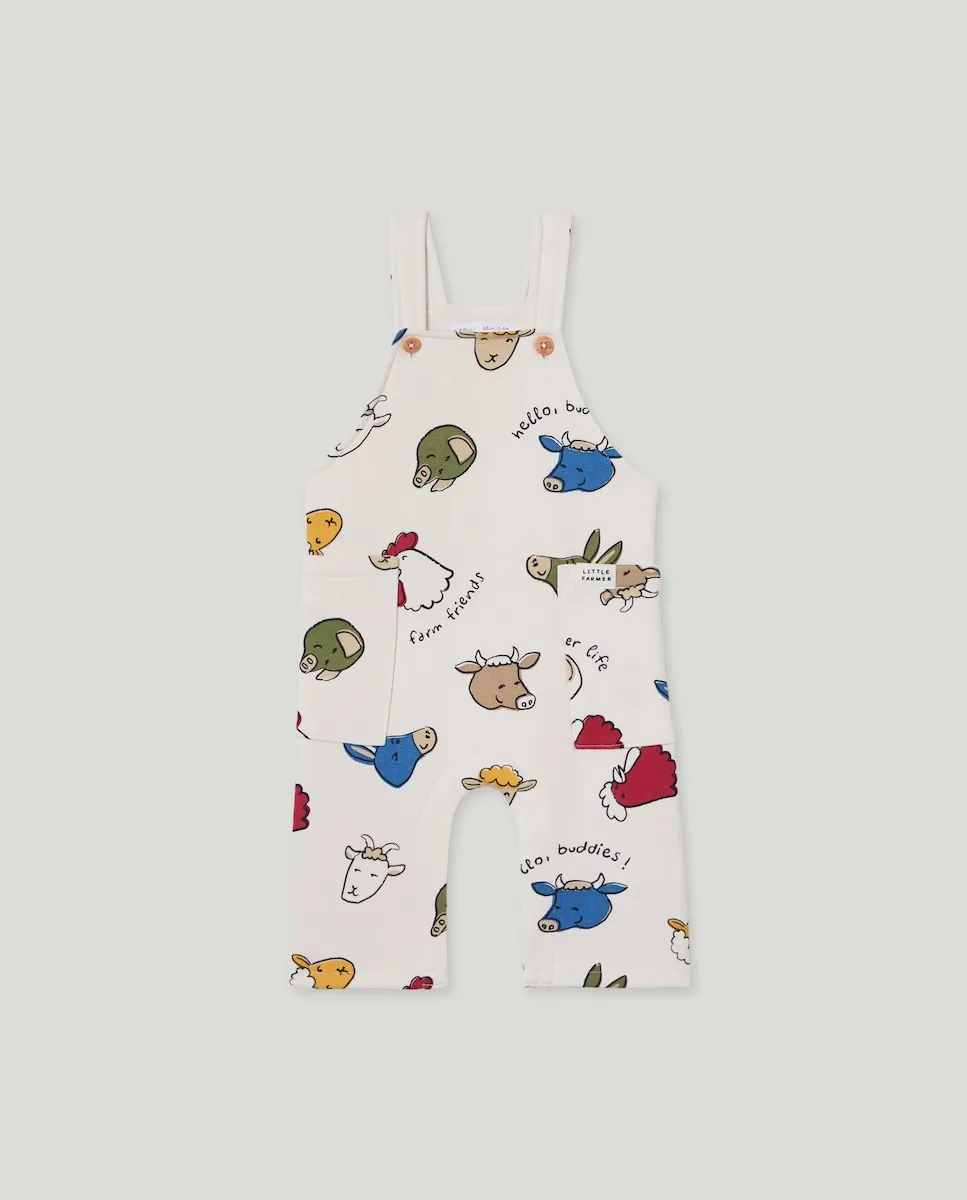 Длинный комбинезон из мягкого велюра с фантазийным принтом для малыша-мальчика Baby El Corte Inglés, экрю
Длинный комбинезон из мягкого велюра с фантазийным принтом для малыша-мальчика Baby El Corte Inglés, экрю