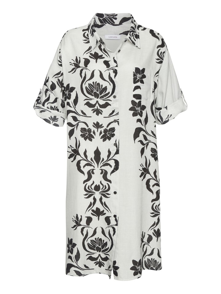 Блуза LASCANA, цвет beige-schwarz bedruckt
Блуза LASCANA, цвет beige-schwarz bedruckt