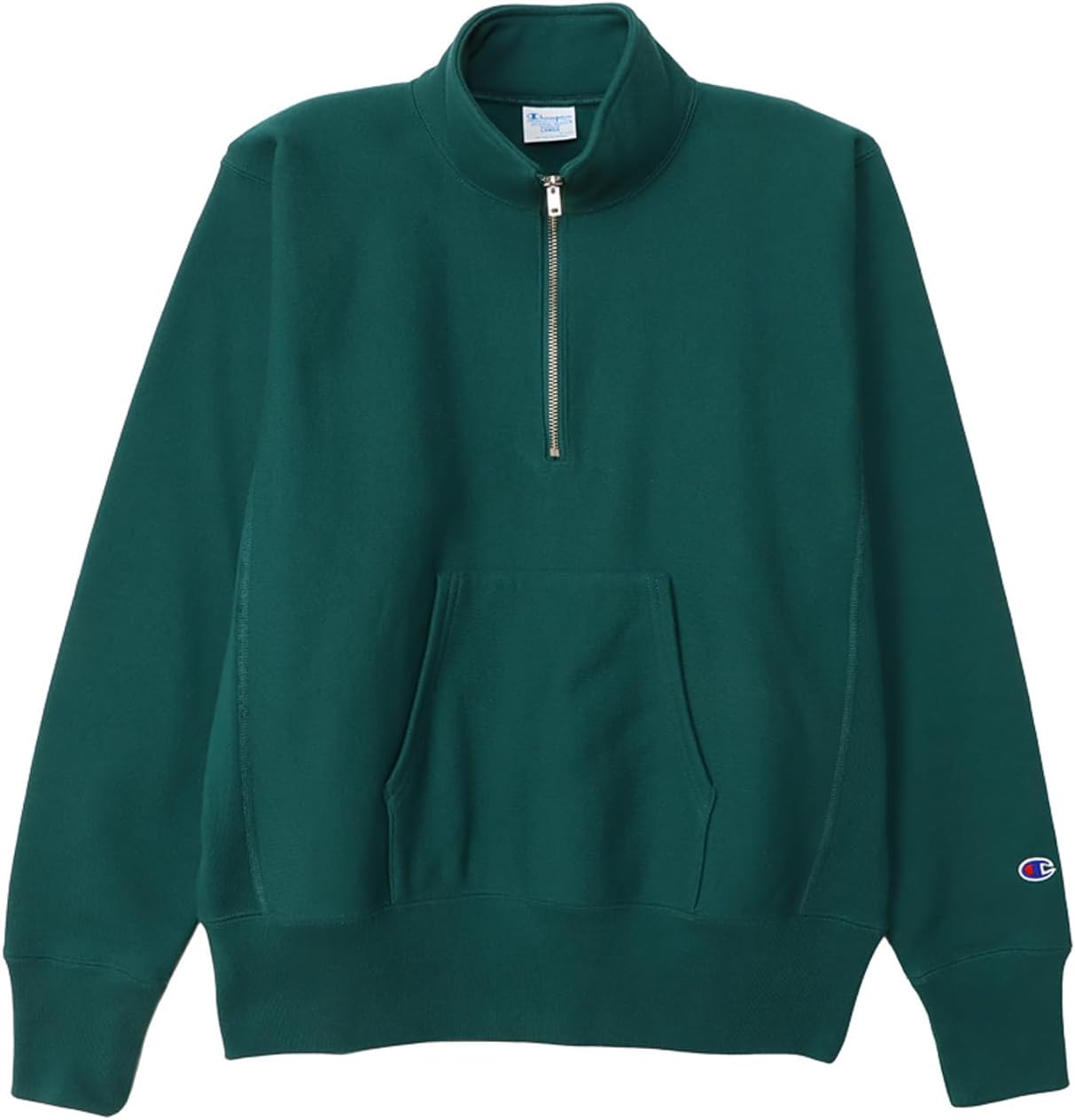Мужская толстовка с длинным рукавом Champion, хлопок 11,5 унций, производство США, технология Reverse Weave, застежка-молния до середины груди, темно-зеленый
Мужская толстовка с длинным рукавом Champion, хлопок 11,5 унций, производство США, технология Reverse Weave, застежка-молния до середины груди, темно-зеленый