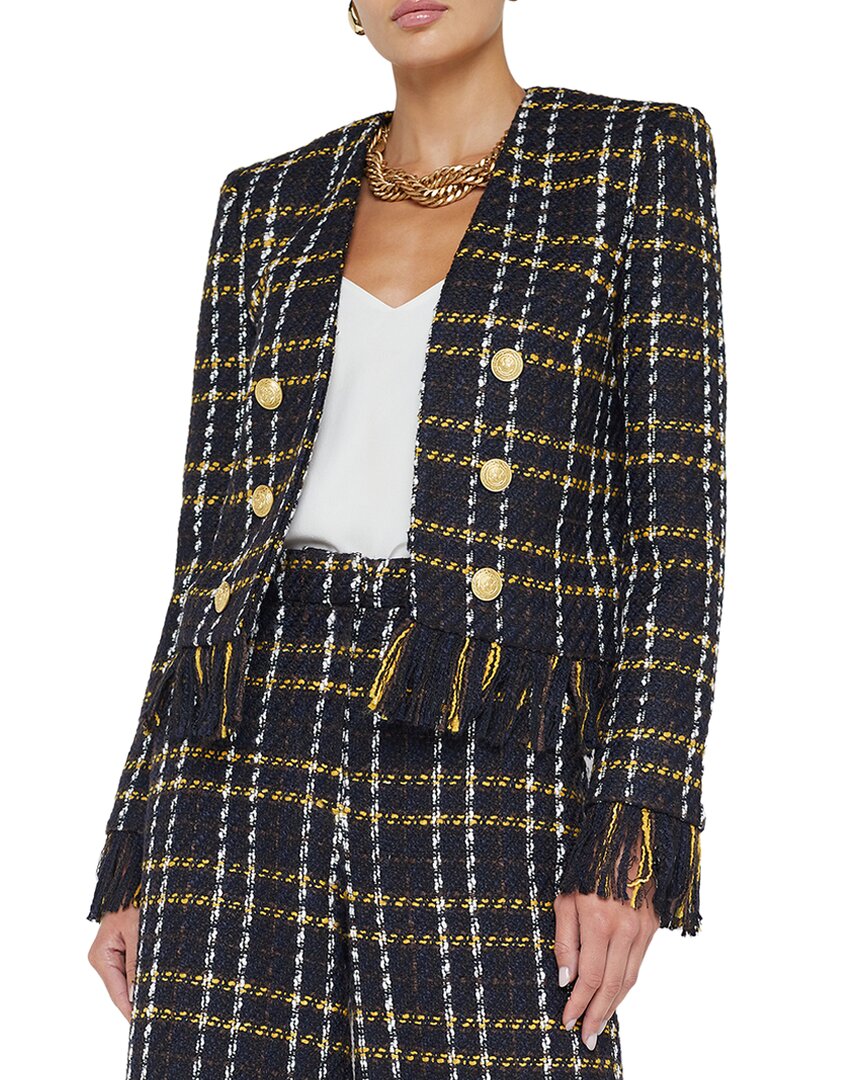 L’AGENCE Belmont Fringe Куртка L'Agence, черный 
L’AGENCE Belmont Fringe Куртка L'Agence, черный