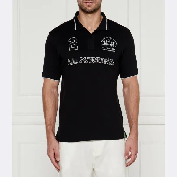Рубашка-Поло стандартного кроя La Martina La Martina, черный 
Рубашка-Поло стандартного кроя La Martina La Martina, черный