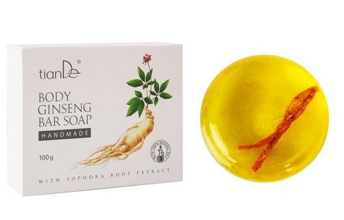 Мыло для тела «Женьшень» от TianDe 100 г
Мыло для тела «Женьшень» от TianDe 100 г