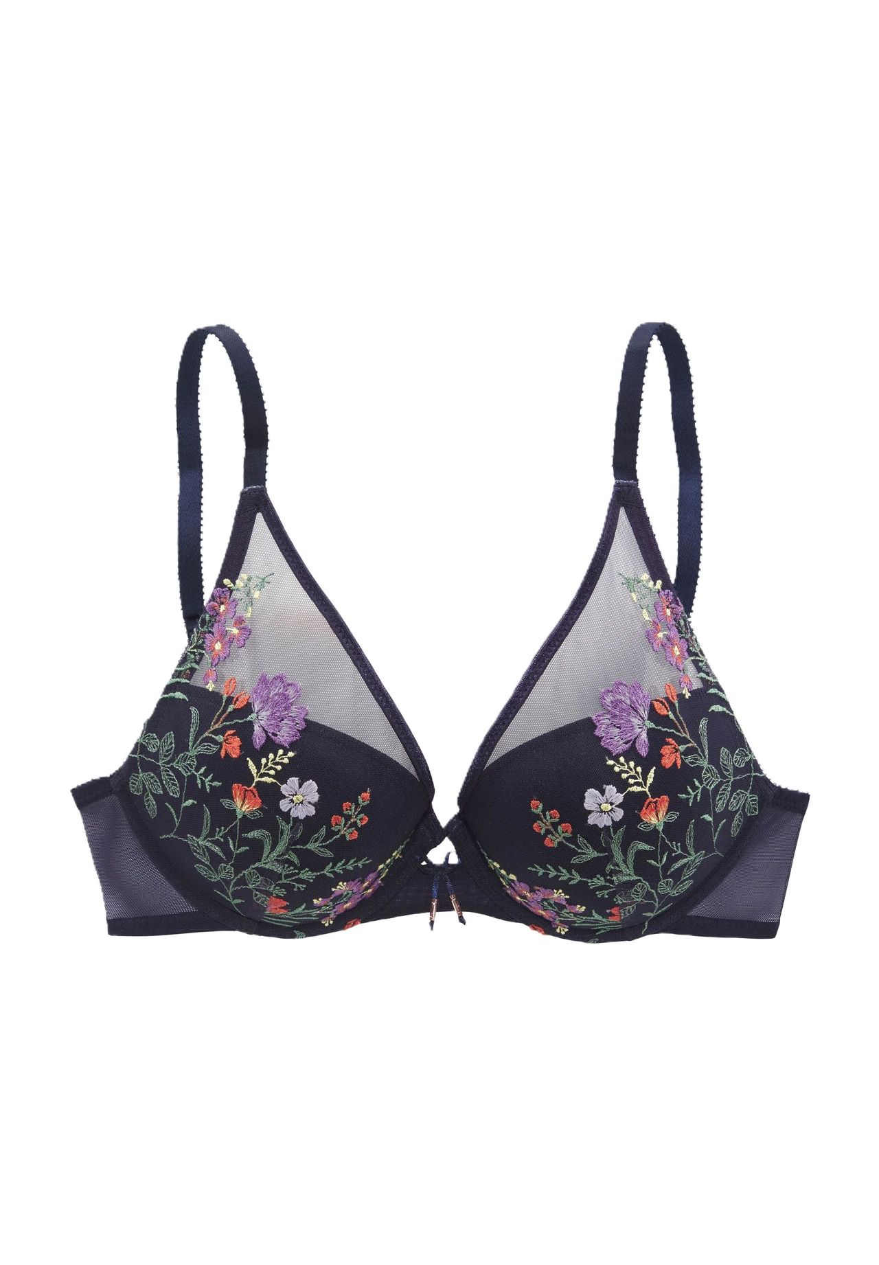 Женский бюстгальтер пуш-ап Maria с цветочной вышивкой LASCANA, цвет 28264 Navy-flower
Женский бюстгальтер пуш-ап Maria с цветочной вышивкой LASCANA, цвет 28264 Navy-flower