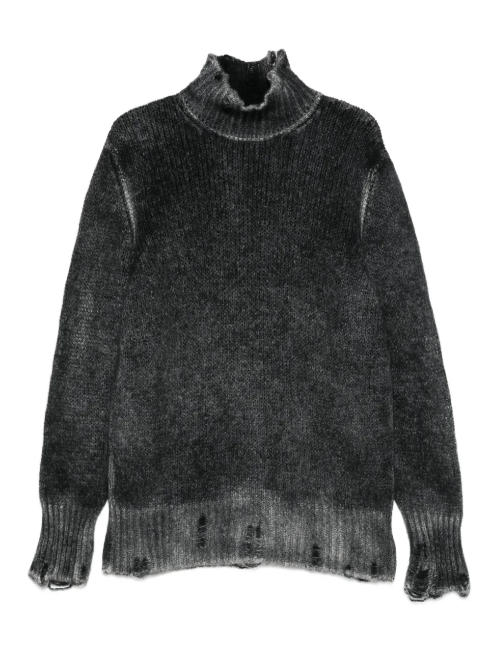 Свитер с высоким воротом и бахромой Avant Toi, серый
Свитер с высоким воротом и бахромой Avant Toi, серый