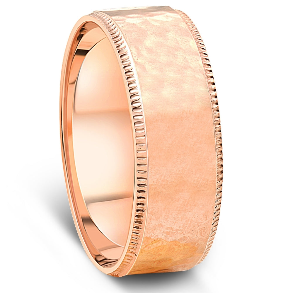Мужское обручальное кольцо из кованого розового золота 14 карат, 7 мм Pompeii2, 14K Rose Gold
Мужское обручальное кольцо из кованого розового золота 14 карат, 7 мм Pompeii2, 14K Rose Gold