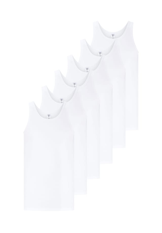 Майка 6 шт. в упаковке - мелкий рубчик Esge, белый
Майка 6 шт. в упаковке - мелкий рубчик Esge, белый