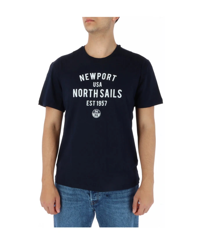 Синяя футболка с короткими рукавами и круглым вырезом North Sails, синий
Синяя футболка с короткими рукавами и круглым вырезом North Sails, синий