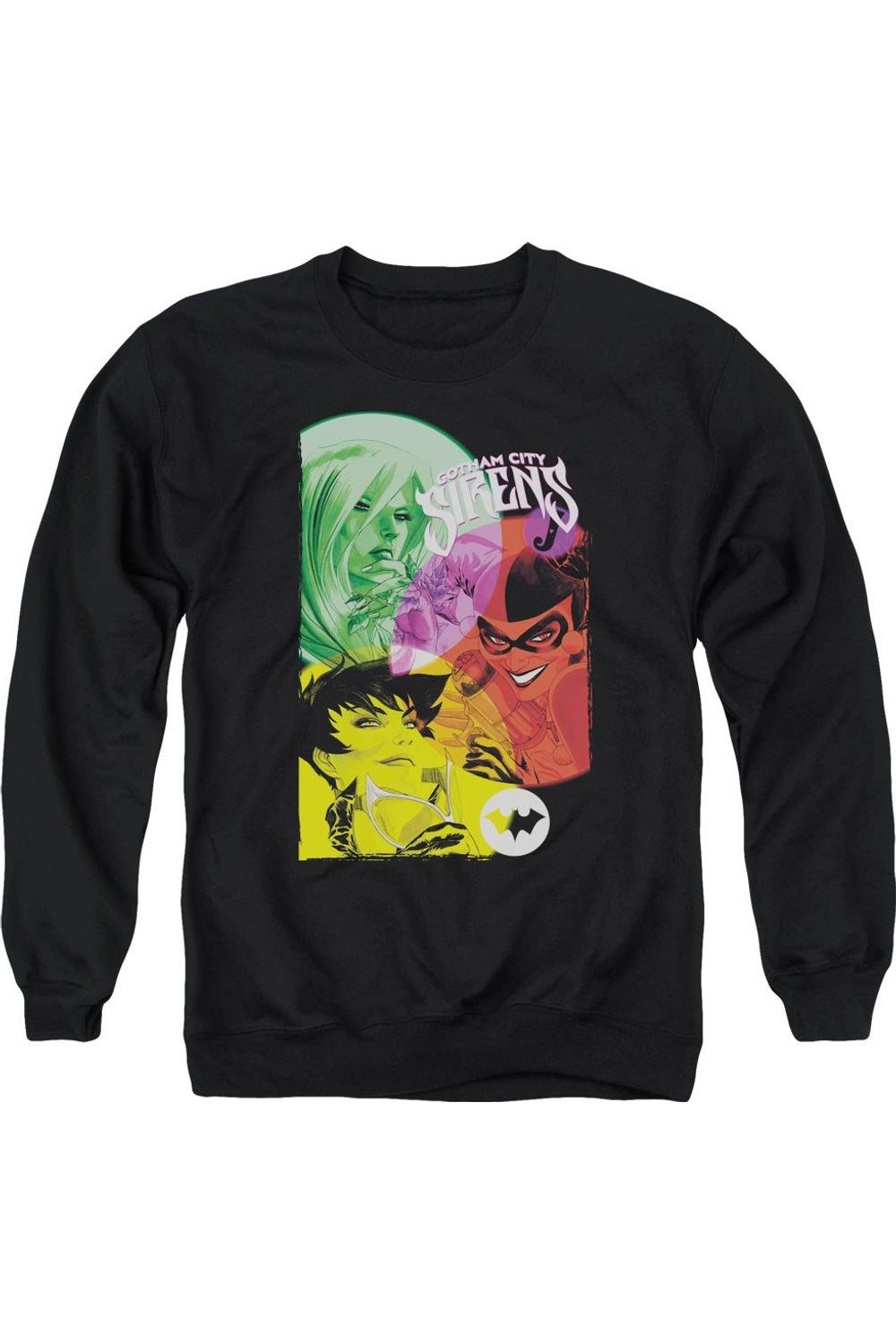 Толстовка Batman Gotham Sirens для взрослых с круглым вырезом Gildan, черный
Толстовка Batman Gotham Sirens для взрослых с круглым вырезом Gildan, черный